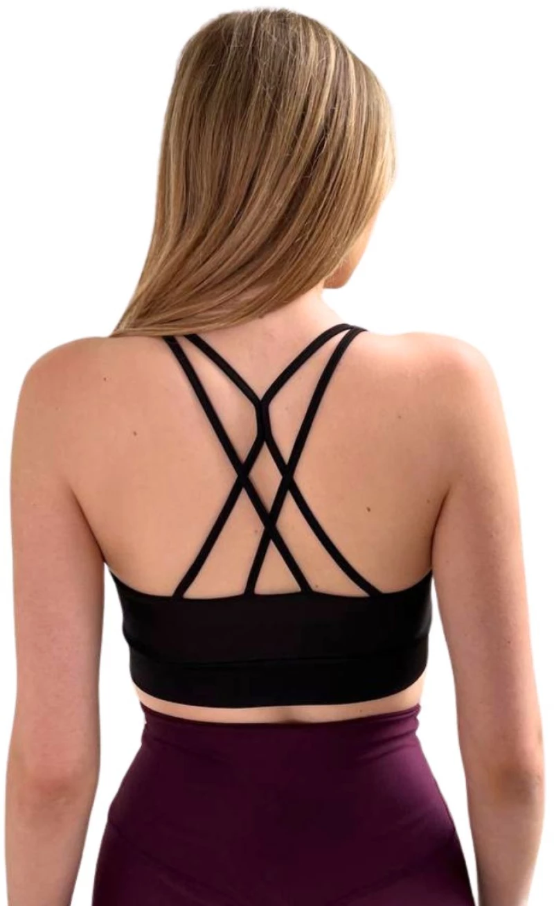 4 String Sports Bra Lismina 247 Black