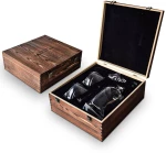 Twisted decanter set – Σετ καράφα twisted – Για μοναδική απόλαυση ποτών
