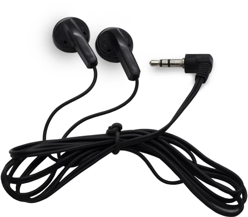 Hands Free 3.5mm Χωρίς Μικρόφωνο Κατάλληλα για Διαλέξεις και Ηχητικές Ξεναγήσεις Μαύρα