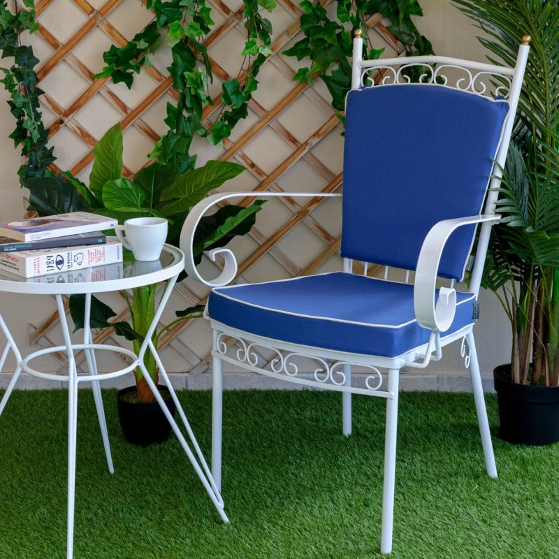 Μαξιλάρι Φερ Φορζέ Ρουστίκ Be Comfy Navy Blue 6502 Πλάτη -