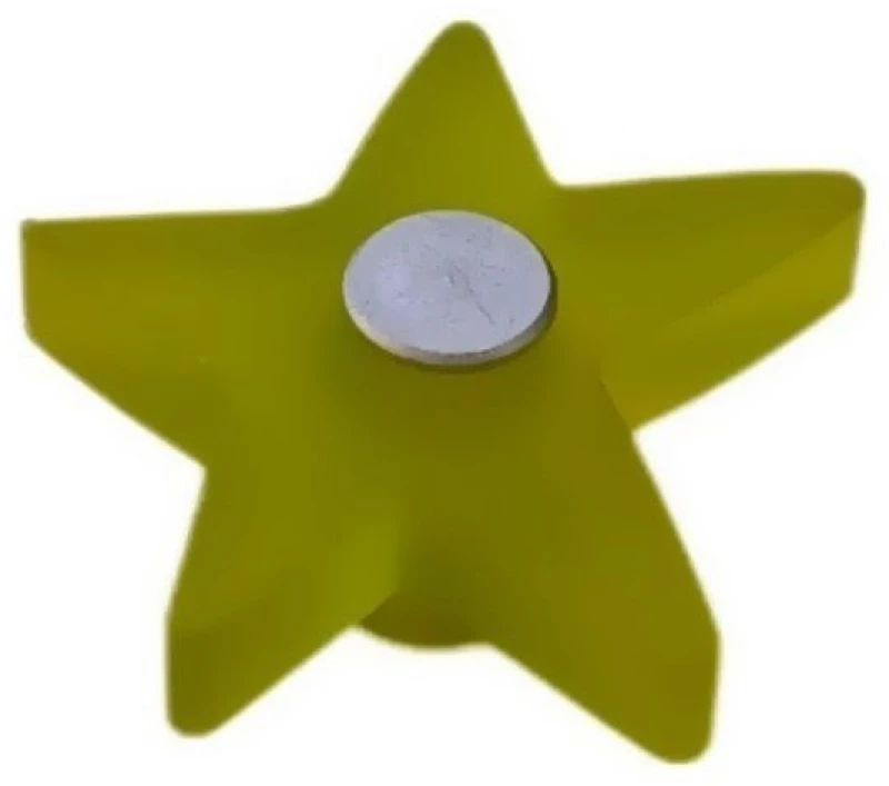 Roline 525 Πόμολο Επίπλου από Πλαστικό Λαχανί Φ43mm