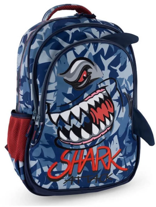 Graffiti Τσάντα Πλάτης Δημοτικού Shark