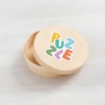 Μπομπονιέρα βάπτισης Puzzle από Plexiglass καρουζέλ 22169 πακέτο 30 τμχ.
