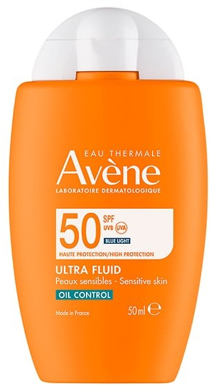 Avene Eau Thermale Ultra Fluid Oil Control SPF50+ Αντηλιακή Κρέμα Προσώπου 50ml