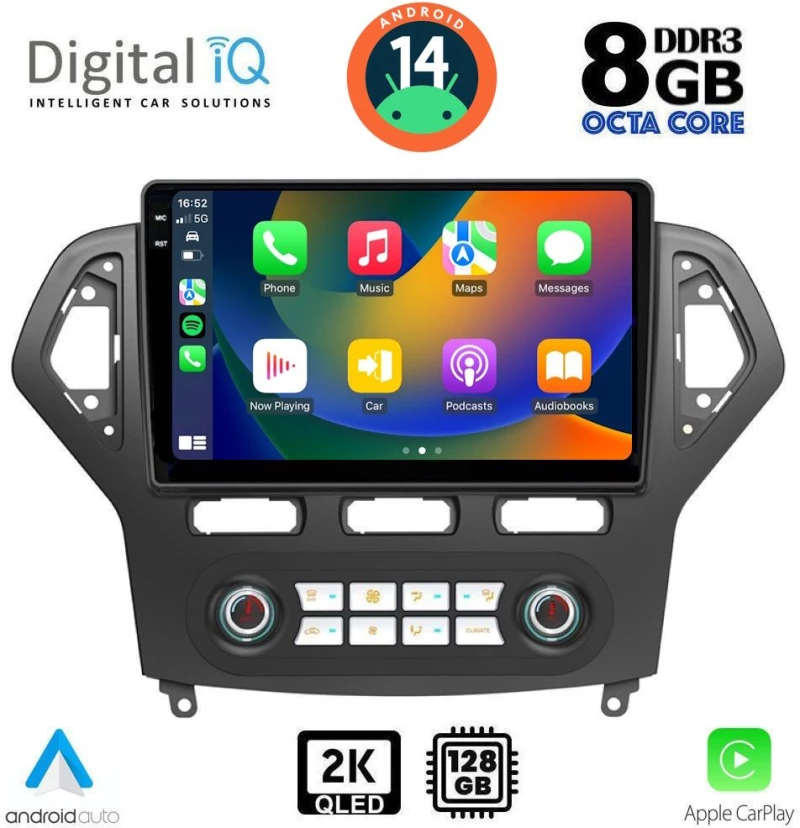 DIGITAL IQ BXF 8162_CPAA CLIMA (10inc) MULTIMEDIA TABLET for FORD MONDEO mod. 2007-2011