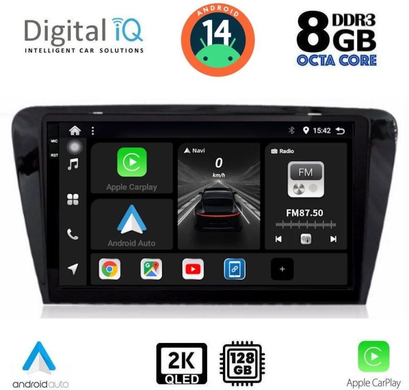 DIGITAL IQ BXF 8597_CPAA (10inc) MULTIMEDIA TABLET for SKODA OCTAVIA 7 mod. 2013-2021