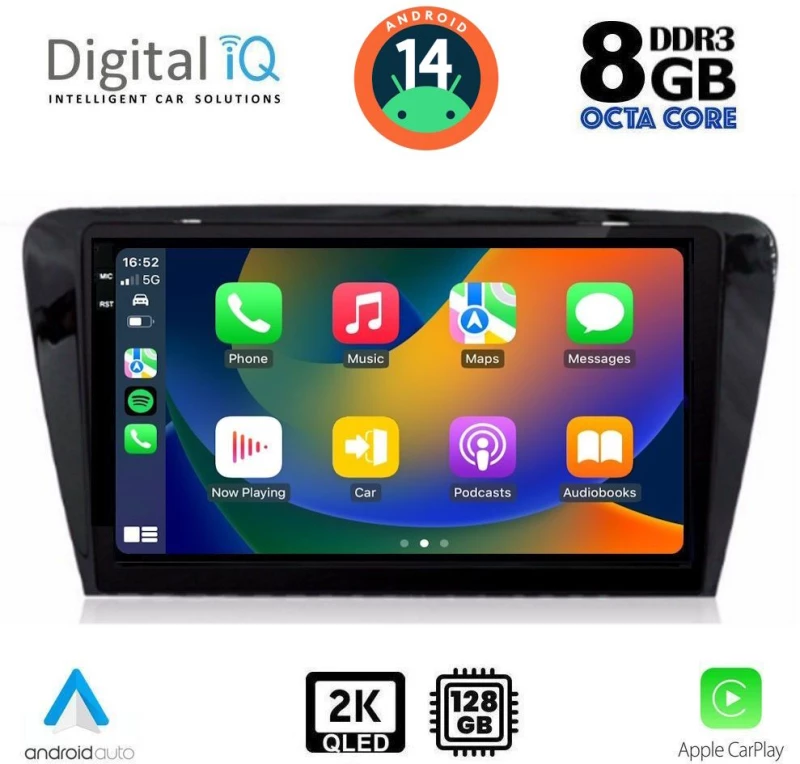 DIGITAL IQ BXF 8597_CPAA (10inc) MULTIMEDIA TABLET for SKODA OCTAVIA 7 mod. 2013-2021