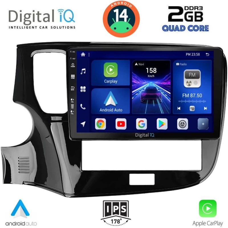 DIGITAL IQ BXC 3440_CPAA (10inc) MULTIMEDIA TABLET for MITSUBISHI OUTLANDER mod. 2020-2022