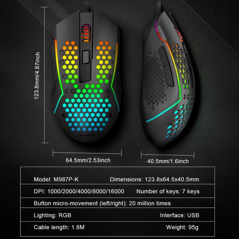 Gaming Ποντίκι - Redragon M987P-K