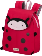 Samsonite 142476-9676 Happy Samies Eco Ladybug Lally, Σχολική Τσάντα, Ύφασμα, Κόκκινο