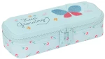 Safta 842243930 Blackfit8 Butterfly , Κασετίνα, Ύφασμα, Τυρκουάζ