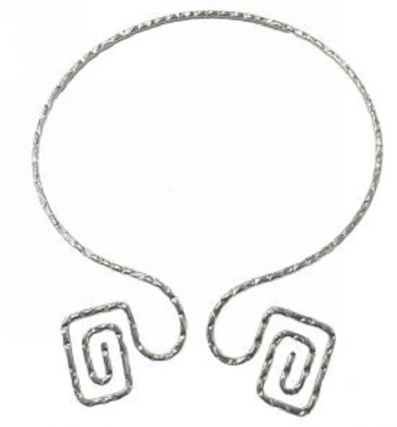 Kostibas 1012-623A, Κολιέ, Αρχαιοελληνικό, Μεταλλικό, Ασημί