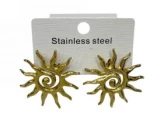 Kostibas 3013-562X, Σκουλαρίκια, Ατσάλι, Χρυσό