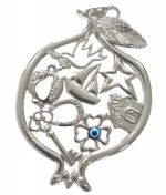 Kostibas 3810-425, Γούρια, Μεταλλικό, Ασημί, 10τμχ