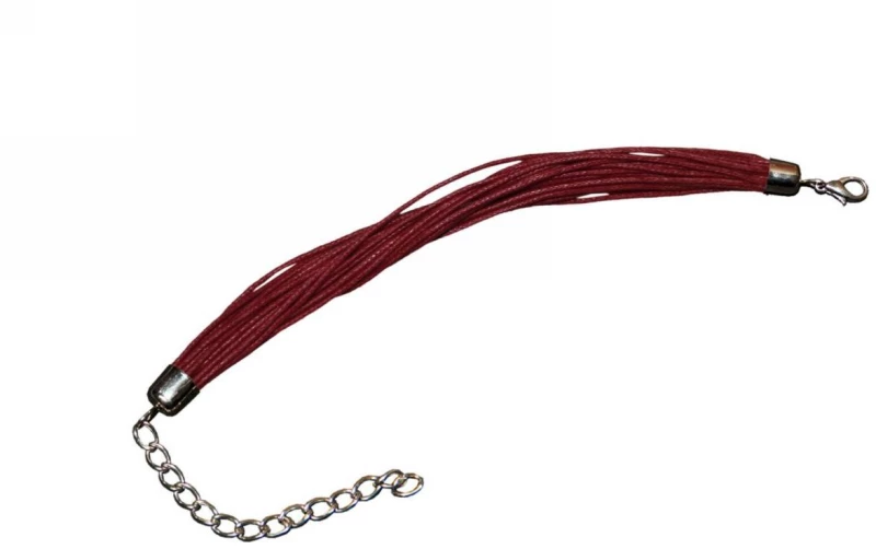 Kostibas 3839-506D, Για βραχιόλι, Σχοινί, Μπορντό, 12τμχ