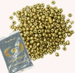 Kostibas 3828-211X, Χάντρες, Γυαλί, Χρυσό, 5000τμχ