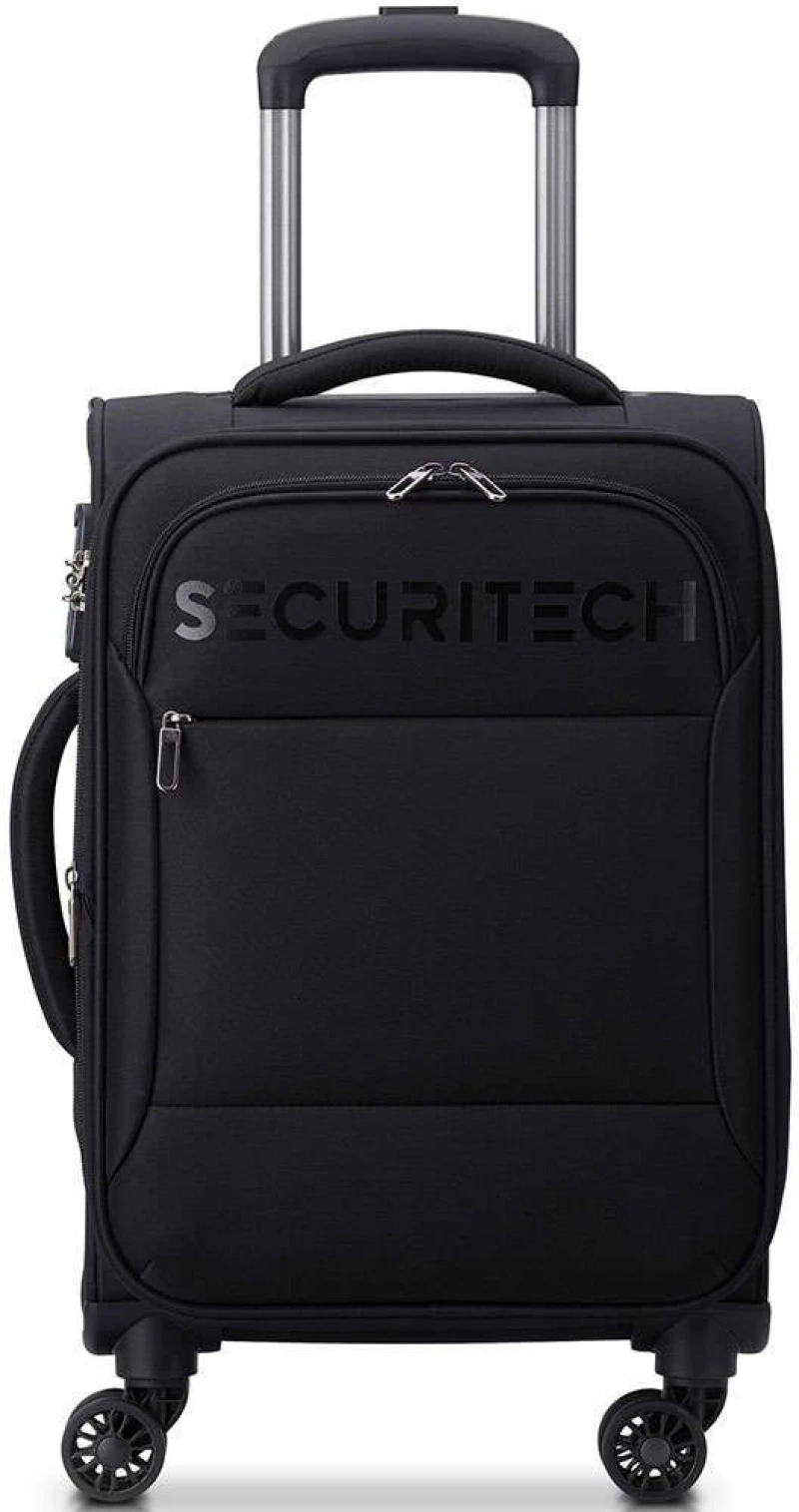 Βαλίτσα Καμπίνας Securitech Expandable 400380100 55x34,5x23,5/26,5cm 35lt Black Delsey