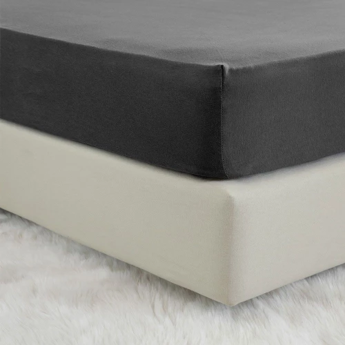 Σεντόνι Tender Με Λάστιχο Black Nima Υπέρδιπλo 160x240cm 100% Βαμβάκι