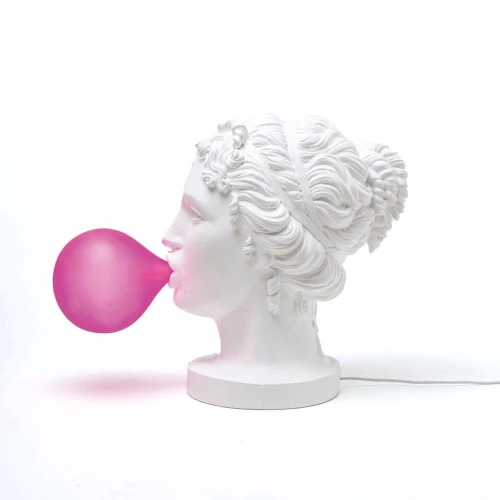 Φωτιστικό Επιτραπέζιο Grace 14819 21x32x36cm White-Fuchsia Seletti