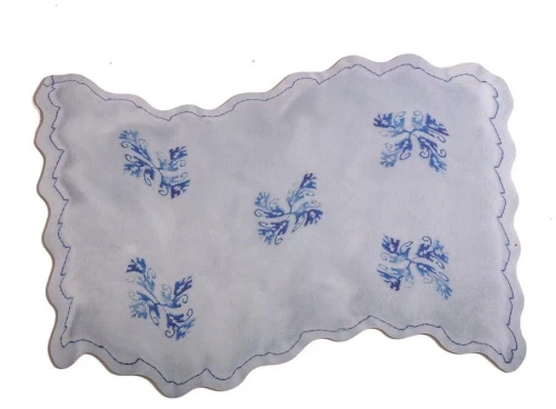 Σουπλά Acid Flower C 11262 50,5x35cm White-Blue Seletti Πολυπροπυλένιο