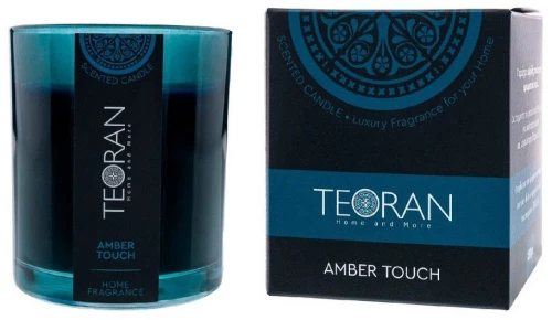 Αρωματικό Κερί Amber Touch Στρόγγυλο 130gr Teoran