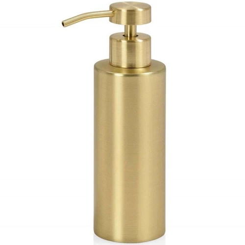 Δοχείο Κρεμοσάπουνου AH-BA19034 Φ5,5x19,5cm Gold Andrea House Ανοξείδωτο Ατσάλι