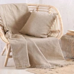 Ριχτάρι Only Beige Ρυθμός Τριθέσιο 180x280cm Βαμβάκι-Πολυέστερ