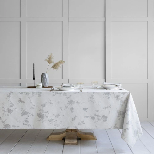 Τραπεζομάντηλο Kalia Grey Nima 165X310 Βαμβάκι-Πολυέστερ