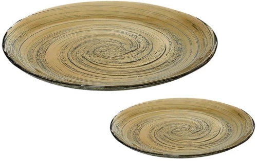 Σετ Πάστας Με Πιατέλα Torbel (7Τμχ) 80.624.35 Honey Cryspo Trio 7 τμχ Γυαλί