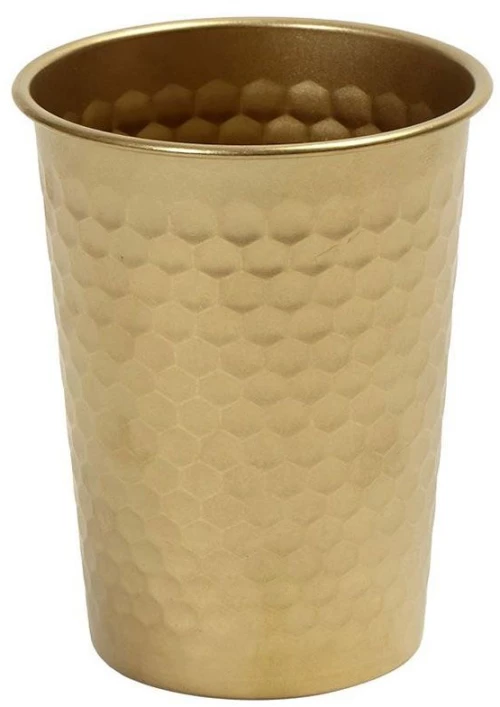 Ποτήρι Κοκτέιλ/Ποτού Σφυρήλατο FEV229 400ml SS 18/10 Φ8,6x10,8cm Gold Espiel Ανοξείδωτο Ατσάλι