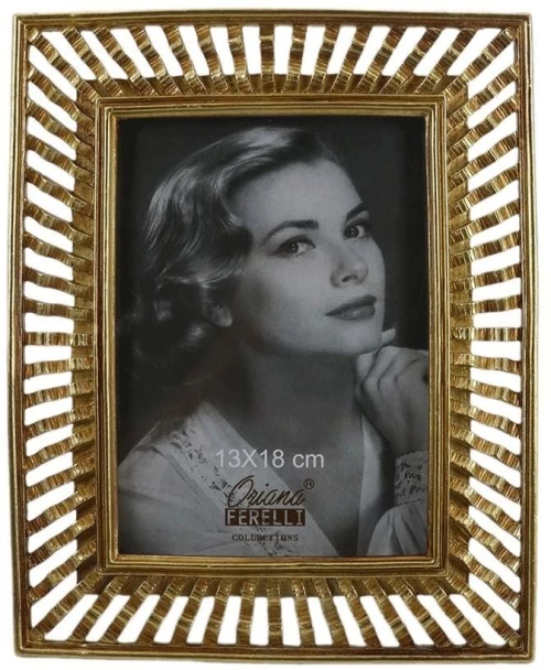 Κορνίζα XL24059157 13x18cm Gold Oriana Ferelli Πολυρεσίνη