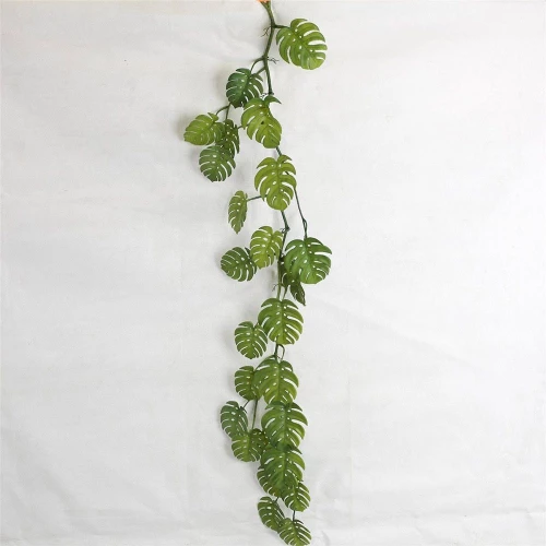 Τεχνητή Γιρλάντα Μονστέρα Adansonii 9171-7 124cm Green Supergreens Πολυαιθυλένιο