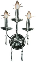Φωτιστικό Οροφής CLASMB525013A 28x21x50cm 3xΕ14 40W Silver Aca