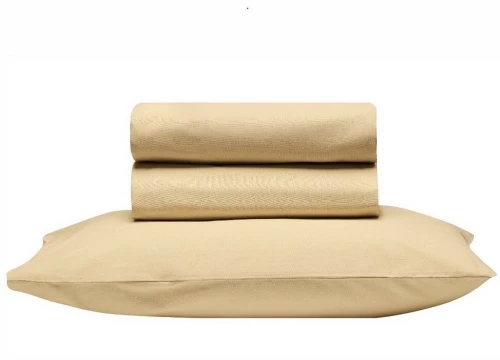 Σεντόνι Essential 11 Ochre Kentia Μονό 160x270cm 100% Πενιέ Βαμβάκι