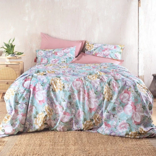 Πάπλωμα Margo (Σετ 3τμχ) Multi Ρυθμός Υπέρδιπλo 220x240cm Βαμβάκι-Πολυέστερ