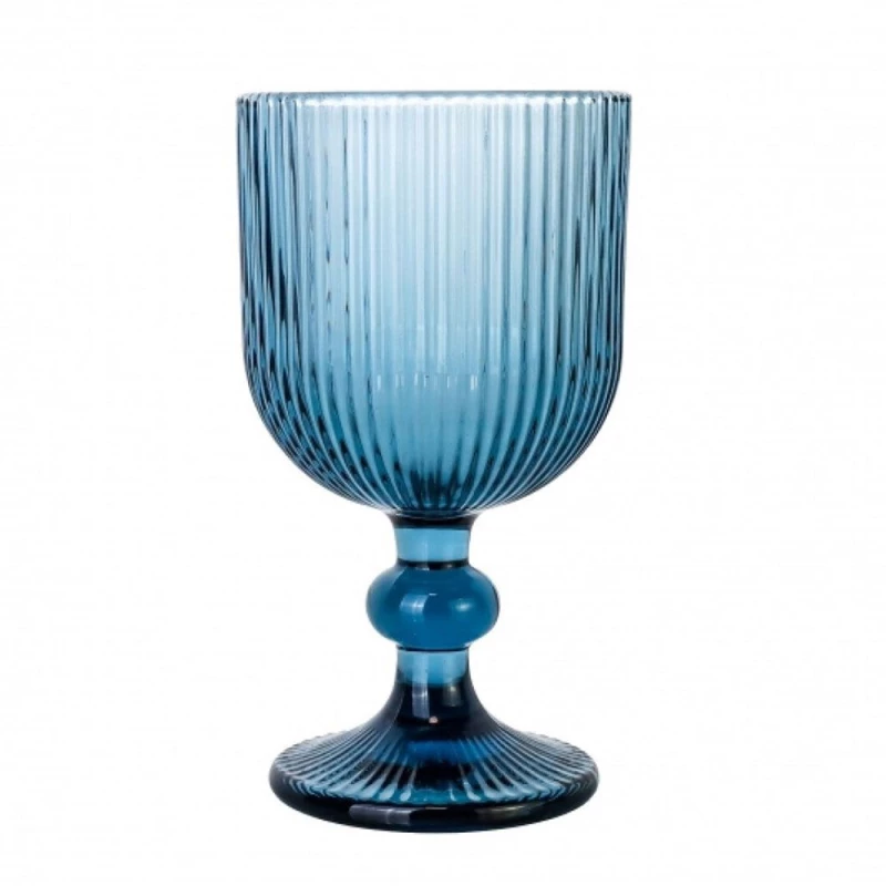 Ποτήρι Νερού Κολωνάτο Noris 52.501.53 350ml Blue Cryspo Trio Γυαλί