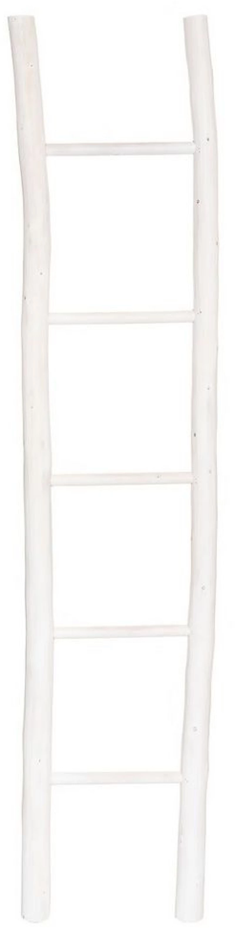 Διακοσμητική Σκάλα - Κρεμάστρα 07.182345 38x6x180cm White Ξύλο