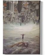 Πίνακας Καμβάς 529TCR1533 70x100cm Multi Wallity Κάθετοι Ξύλο, Καμβάς
