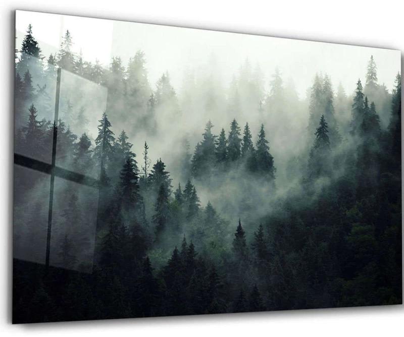 Πίνακας Γυάλινος 672BRS2087 110x70cm Multi Wallity Οριζόντιοι Γυαλί