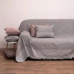 Μαξιλάρι Διακοσμητικό (Με Γέμιση) 2218 Grey Viopros 32x52 Chenille