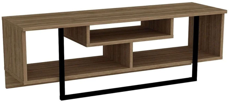 Έπιπλο Τηλεόρασης Asal 875ZNA3047 119,4x35,2x40,2cm Walnut-Black