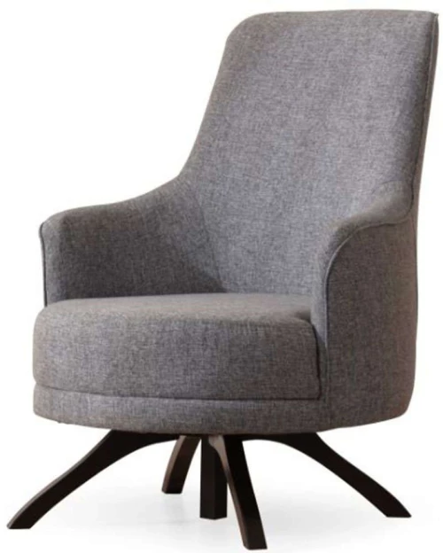 Πολυθρόνα Kapri 560ARE2913 72x87x102cm Light Grey-Black