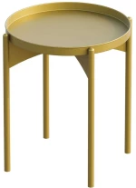 Τραπεζάκι Βοηθητικό 491CRT1136 Φ44x57cm Gold