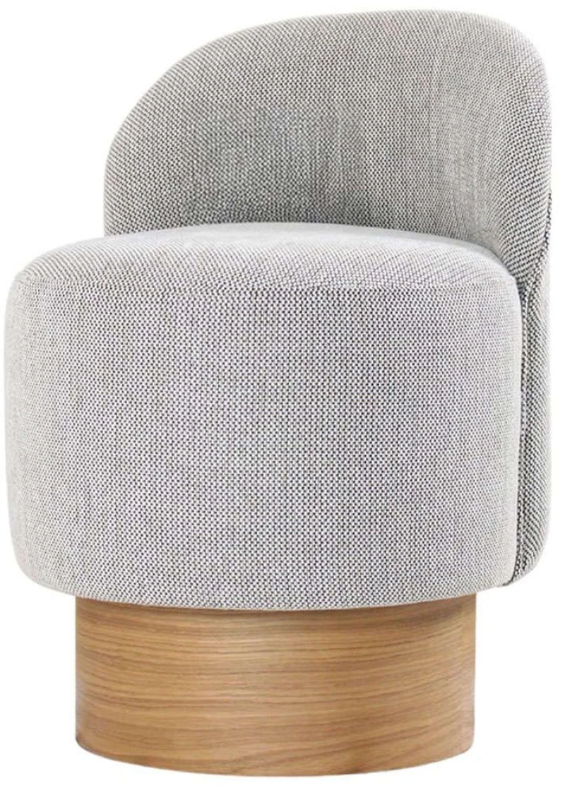 Σκαμπό Barren 209FLF1391 Φ47x66cm Grey-Natural