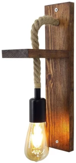 Φωτιστικό Τοίχου - Απλίκα Ahsap 806ALD1466 17x9x40cm E27 40W Walnut Opviq
