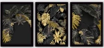 Κάδρα (Σετ 3Τμχ) 364LUL1436 35x45cm Multi Wallity Κάθετοι Πλαστικό,Mdf
