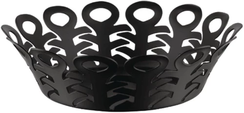 Φρουτιέρα Vimini BM21/25 B Φ27cm Black Alessi Ατσάλι