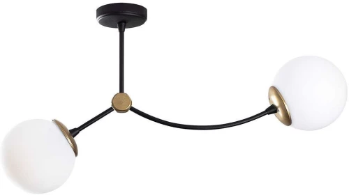 Φωτιστικό Οροφής - Πλαφονιέρα Kromozom 584TTM1105 72x15x36cm 2xE27 40W Multi Opviq