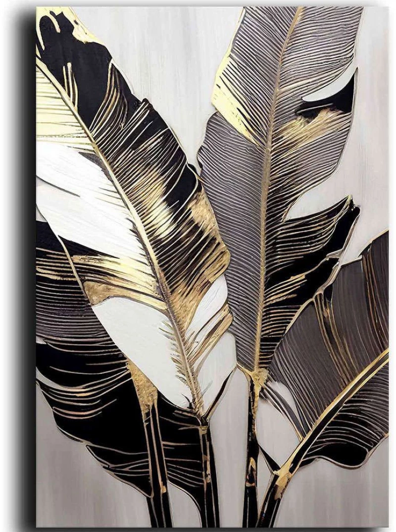 Πίνακας Καμβάς 895FNA1186 70x100cm Multi Wallity Κάθετοι Ξύλο, Καμβάς
