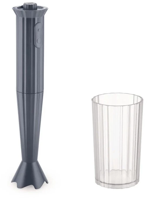Ραβδομπλέντερ Plissé MDL10 G 7x34cm Grey Alessi Πλαστικό